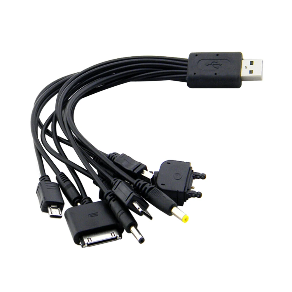 

Multi-Function 10 in 1 Portable USB Charging Cable Mobile Phone Universal Multi-Function Power Bluetooth Speaker Charge Cord