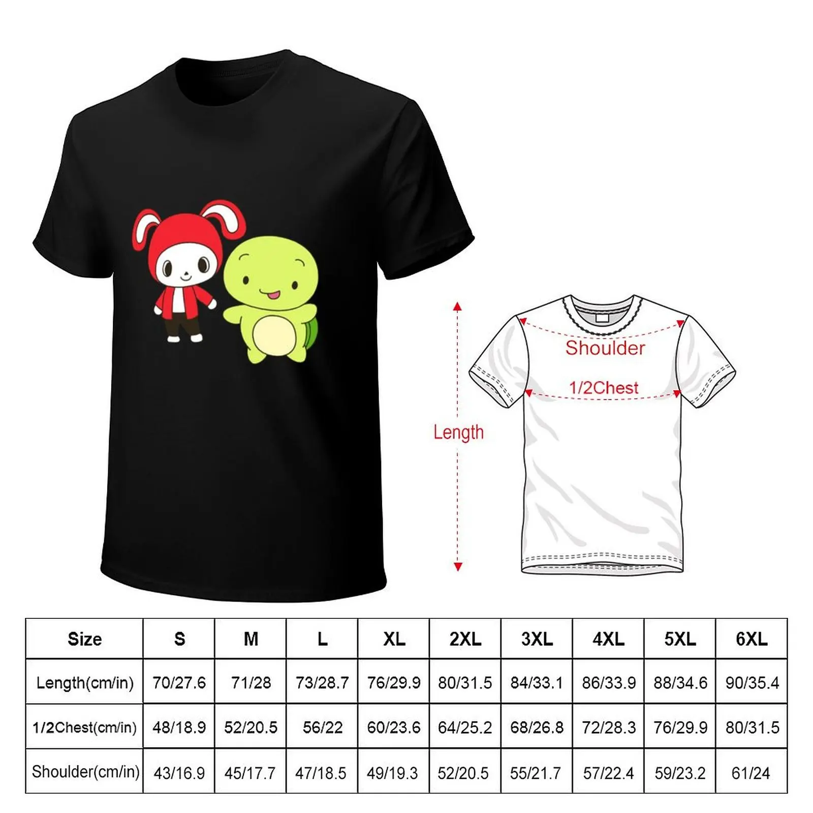 Фото Футболка Maizen Merch с изображением Джей-Джея и Майки, большого размера, простой повседневный топ. №2