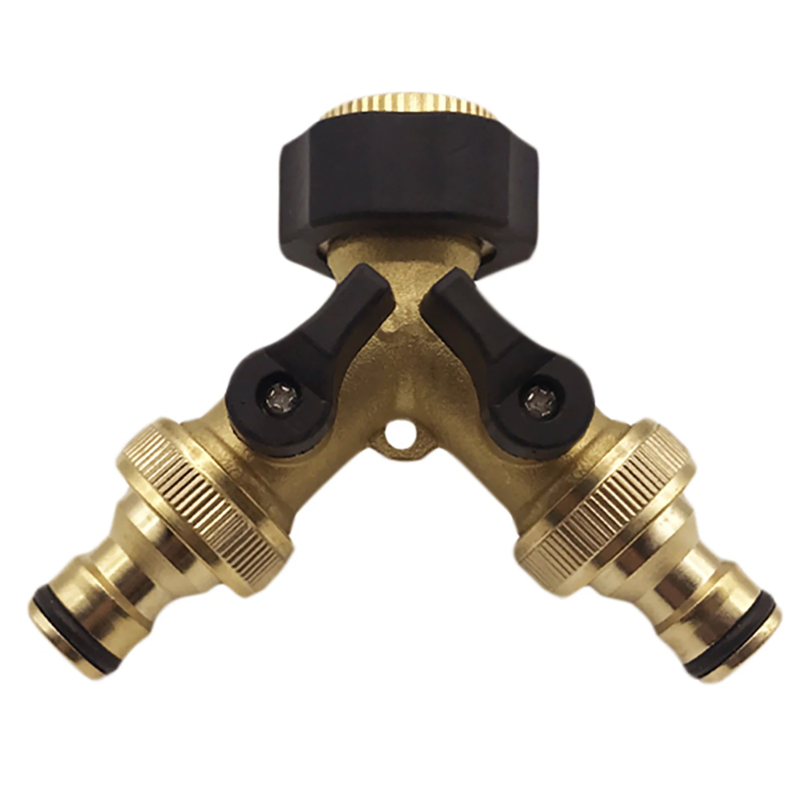 

Heavy Duty Brass Leakproof Hose Splitter Outdoor Agricultural 2 Way With Adapters Car Wash Washing Machine Home Kitchen Manifold