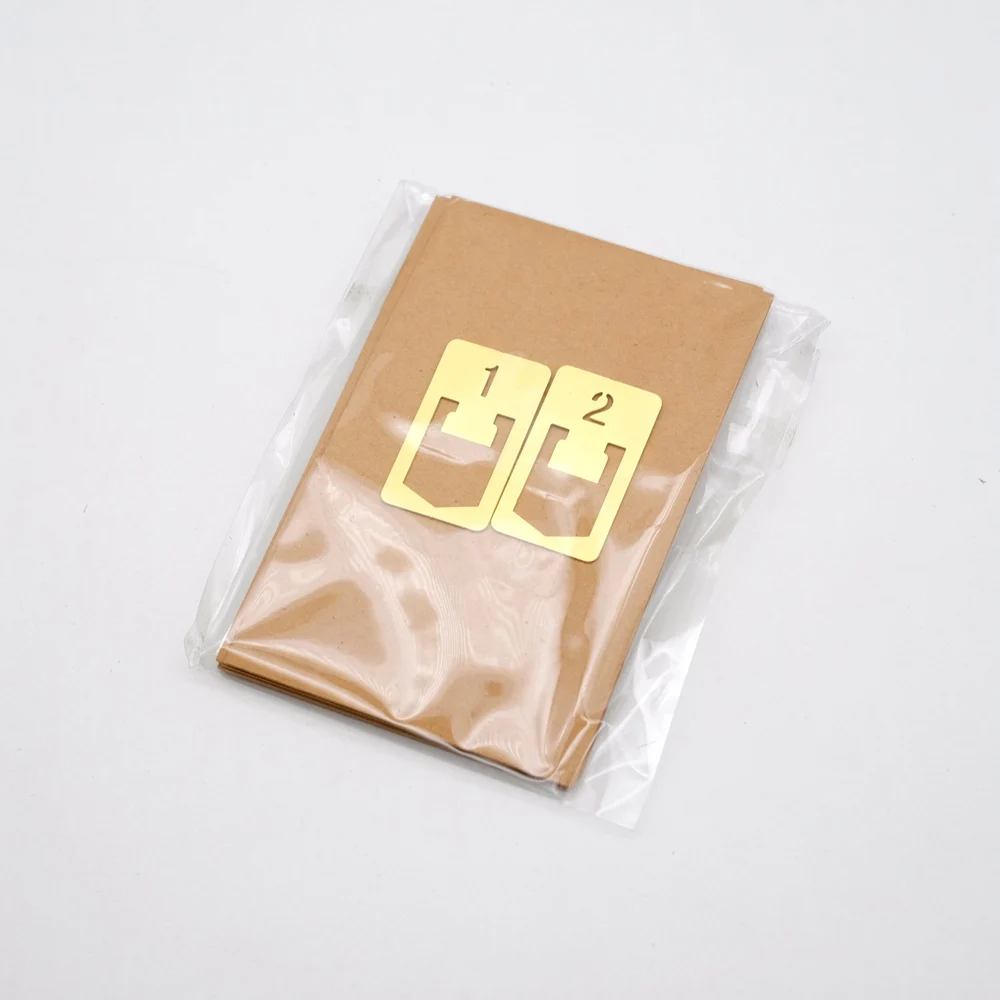 12 шт., медная закладка, ретро латунные металлические закладки для ноутбука путешественника Midori, ежемесячный планировщик, аксессуары, винтажные канцелярские принадлежности