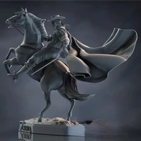 chivalrous european gentleman knight resin figure 120mm total height model kit unassembled dioramas unpainted statuettes toys