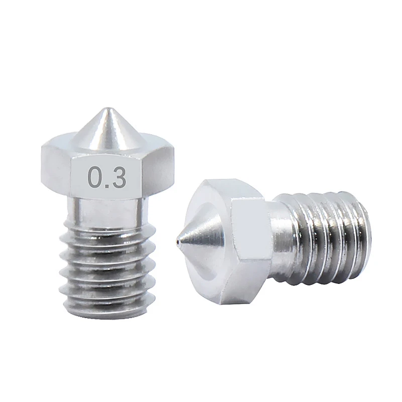 

3D printer accessories E3D-V5 E3D-V6 nozzle stainless steel nozzle nozzle M6 thread