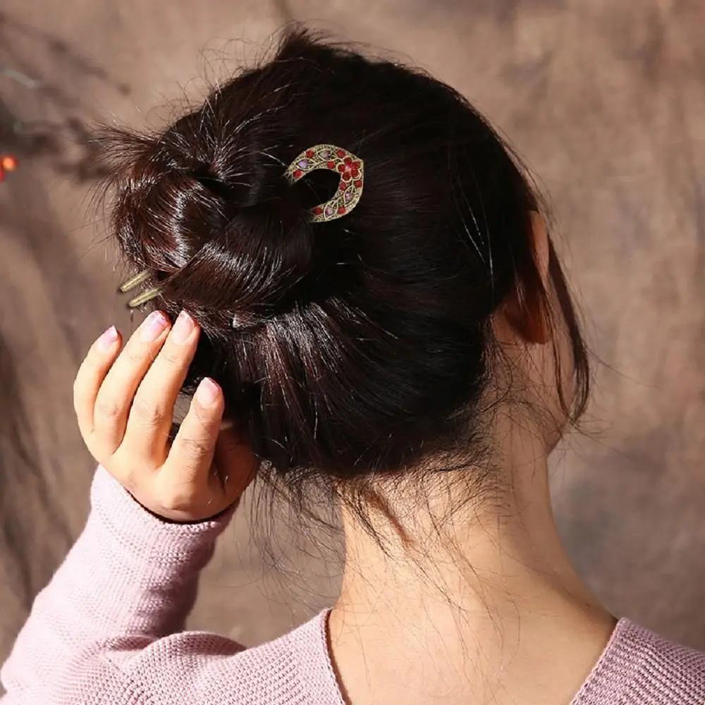 Античная нежная женская шпилька с бронзовым покрытием для волос аксессуары