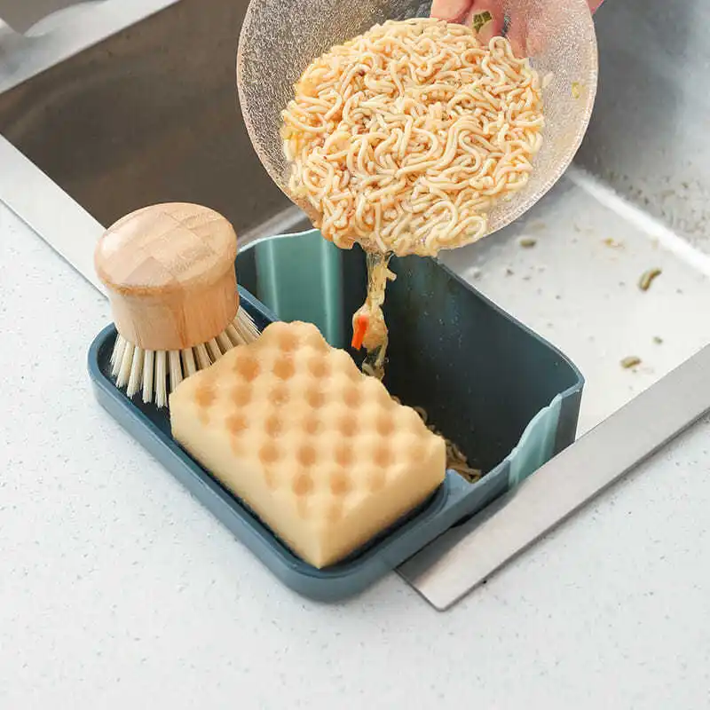

NEW Kitchen Sink Drain Basket Mesh Strainer Household Washing Vegetables Hanging Storage Washing Bowl Garbage Filter Sink Shelf