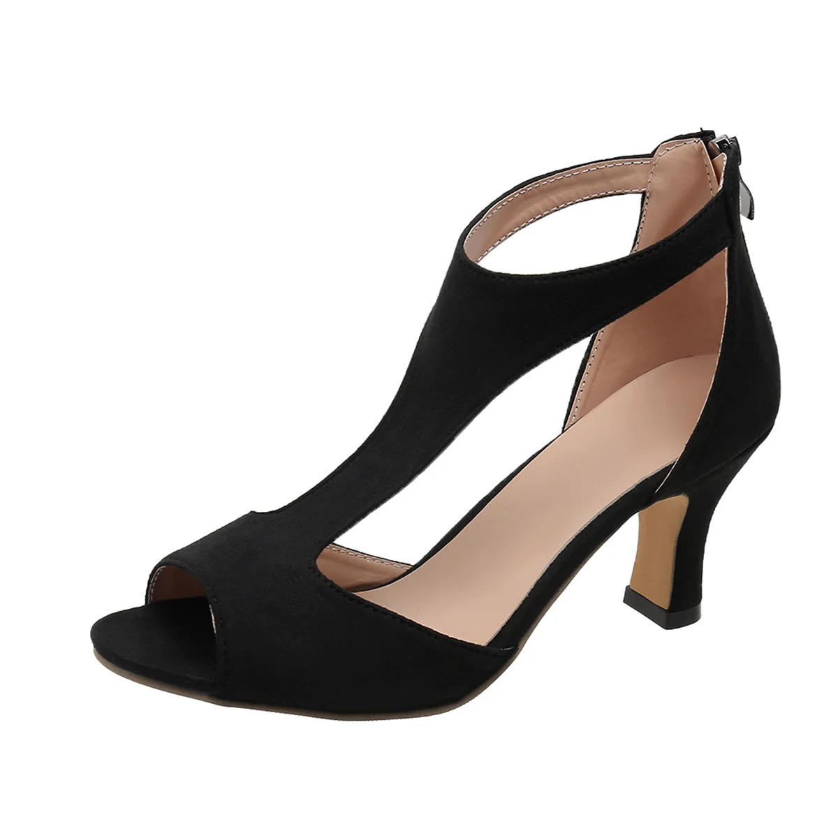 

New Dance Performance Shoes for Women High Heel Wedding Party Ballroom Rubber Sole Sexy Sandals 2023 Summer