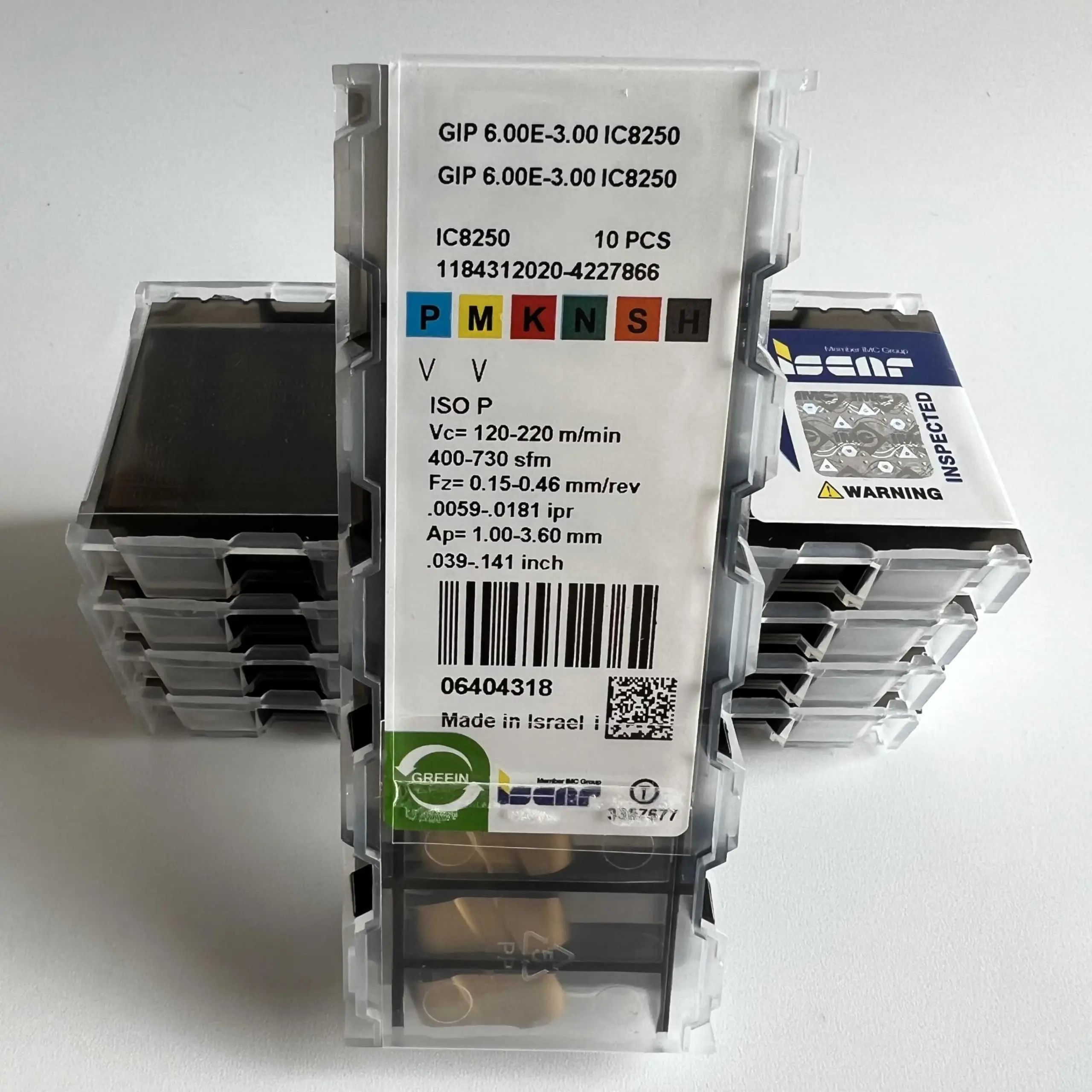 Оригинальное лезвие GIP6.00E-3.00 IC8250/твердосплавное с ЧПУ 10 шт.