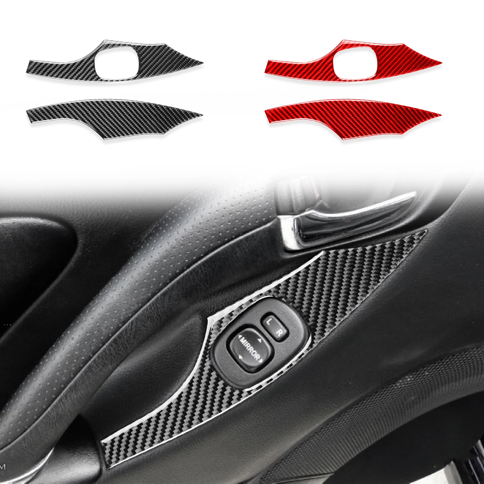 Для Toyota Celica 2000 2001 2002 2003 2004 2005 углеродное волокно Автомобильная наклейка