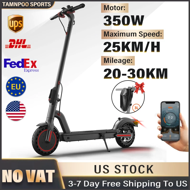 

Electric Scooter for Adult 350W 7.5Ah 25KM/H 8.5-inch Tire With Turn Signal Lamp APP Double Shock Absorption Foldable Scooter