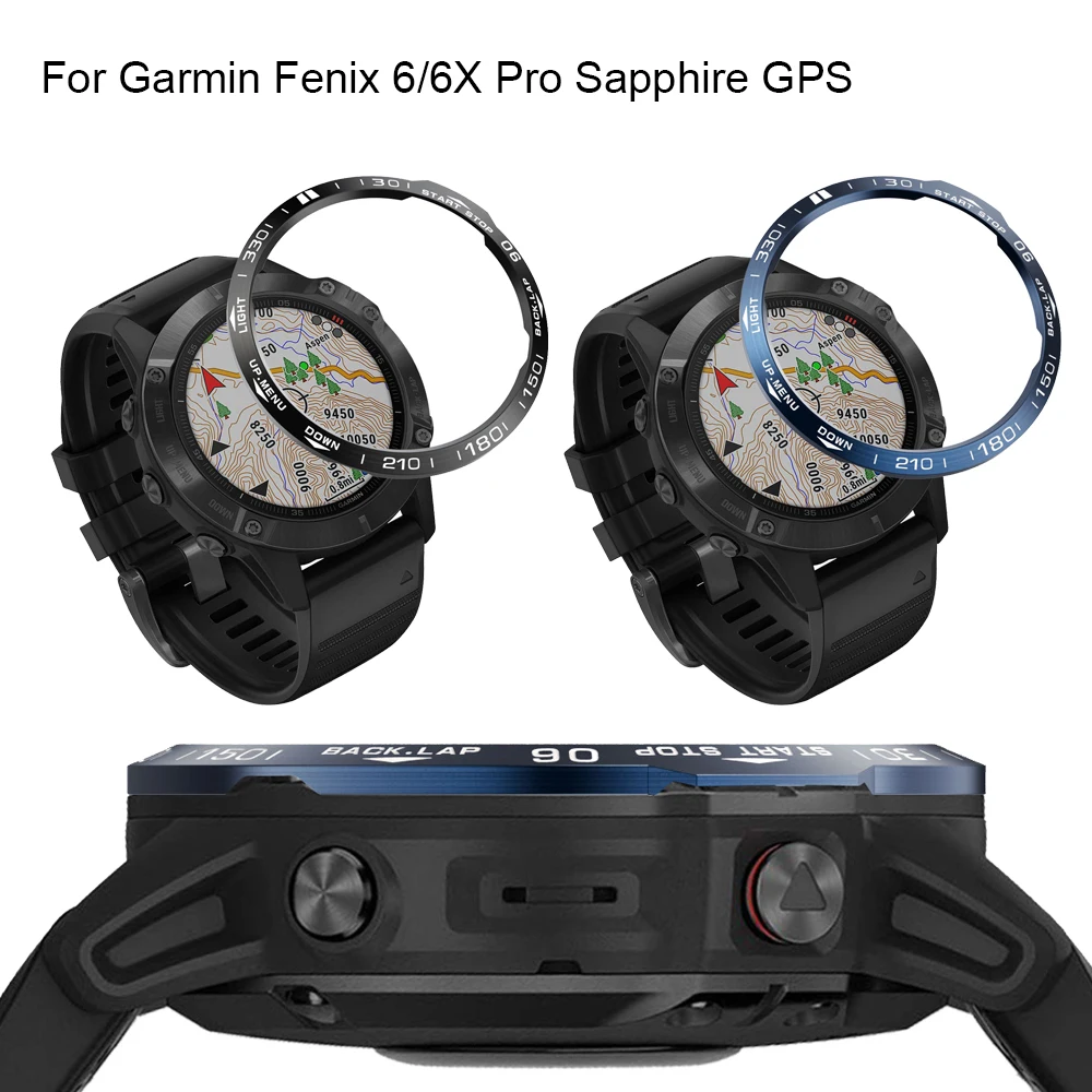 

Кольцо для часов Garmin fenix 6X/6X Pro/6X Sapphire, из нержавеющей стали