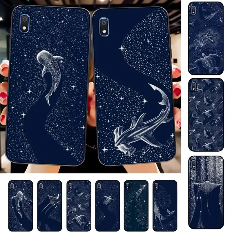

Starry Underwater World Phone Case for Samsung A51 01 50 71 21S 70 31 40 30 10 20 S E 11 91 A7 A8 2018