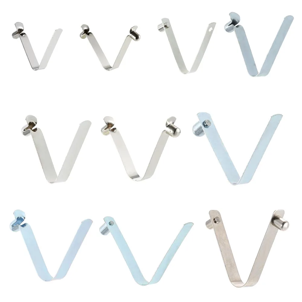 Paddle Spring Clips Kayak Accessories Tent Pole Clips Push Button Spring Snap Clip Locking Tube Pin 6/6.3/8/9mm