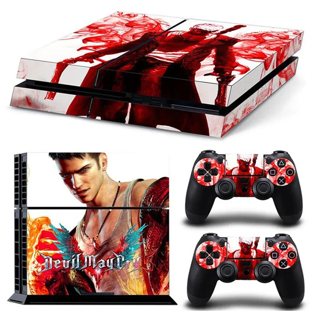 Аксессуары для игр Devil Maycry виниловые наклейки на кожу консоли PS4 и 2 шт.