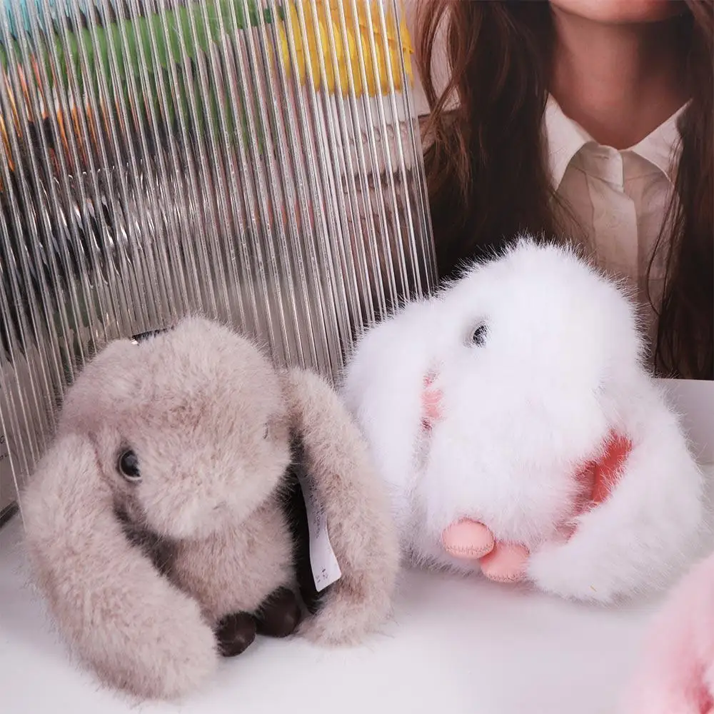 Мягкая плюшевая игрушка-кролик аксессуар без косточек для женщин и девочек милая