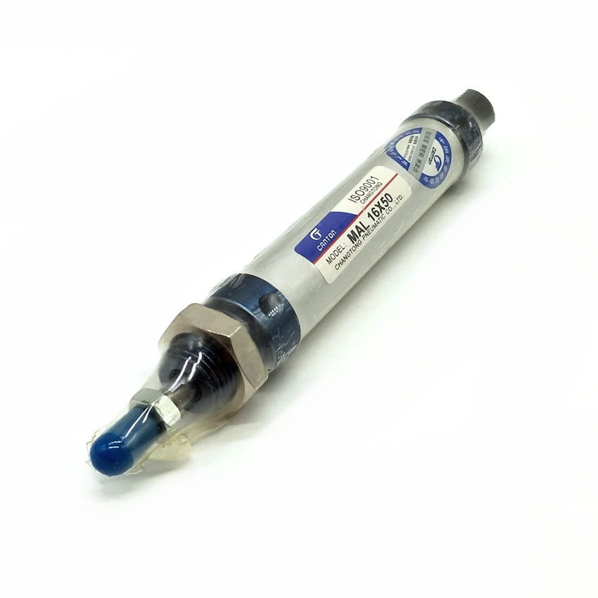 Пневматический воздушный цилиндр MAL16X50 диаметр воздушного цилиндра 16 мм ход 50