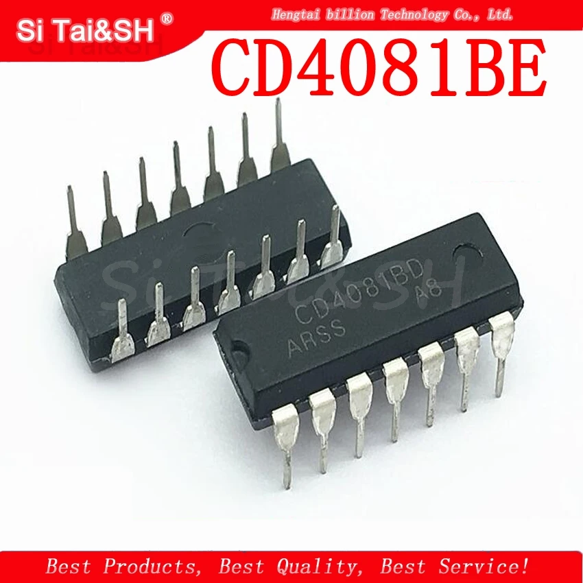

10 шт. CD4081BE DIP14 CD4081 DIP 4081 4081BE DIP-14 Новый и оригинальный IC