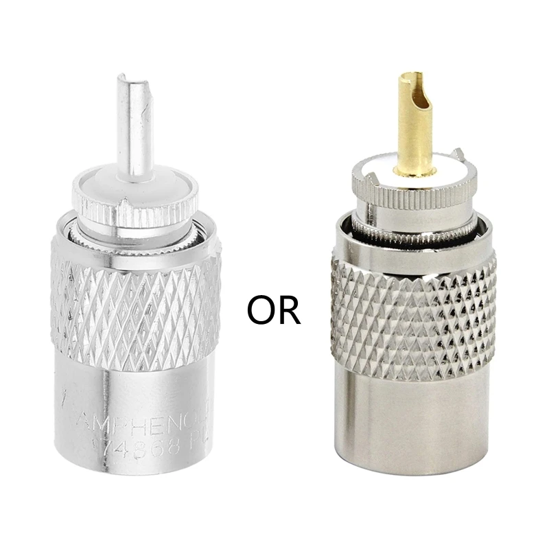 Разъем Y1UB UHF Штекер PL259 Припой RG8X RG59 RG8 RF Коаксиальный разъем Адаптер