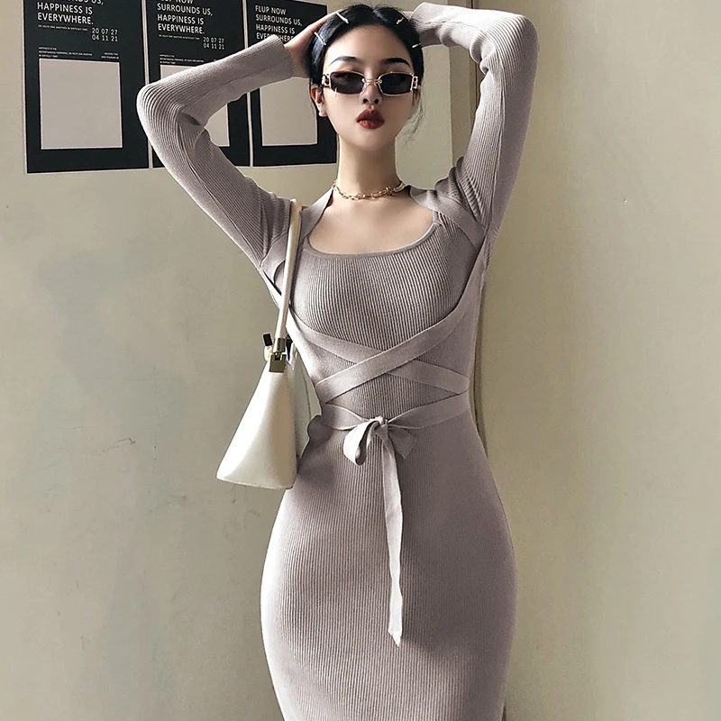 

Французское сексуальное трикотажное платье, летнее платье, новое приталенное посылка платье с короткими рукавами