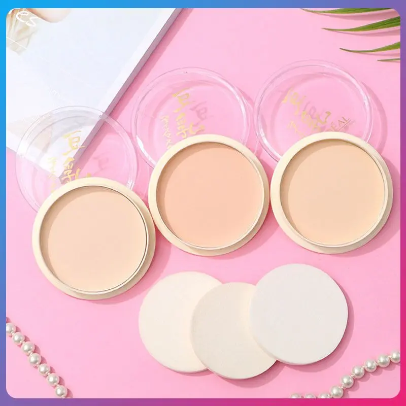 

Professional Powder Mineral Pressed Powder Waterproof Oil-free Base Cosmetics Concealer Contour Palette Fixing Powder Makeup