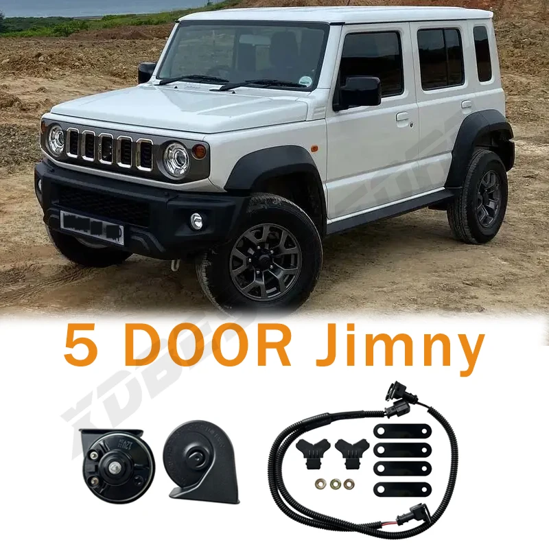 

Звуковой динамик «Улитка» для Suzuki, новый Jimny, громкий громкоговоритель с высоким + низким шагом «Улитка», звуковая установка, аксессуары JB74, 5 дверей, 2023, 2024