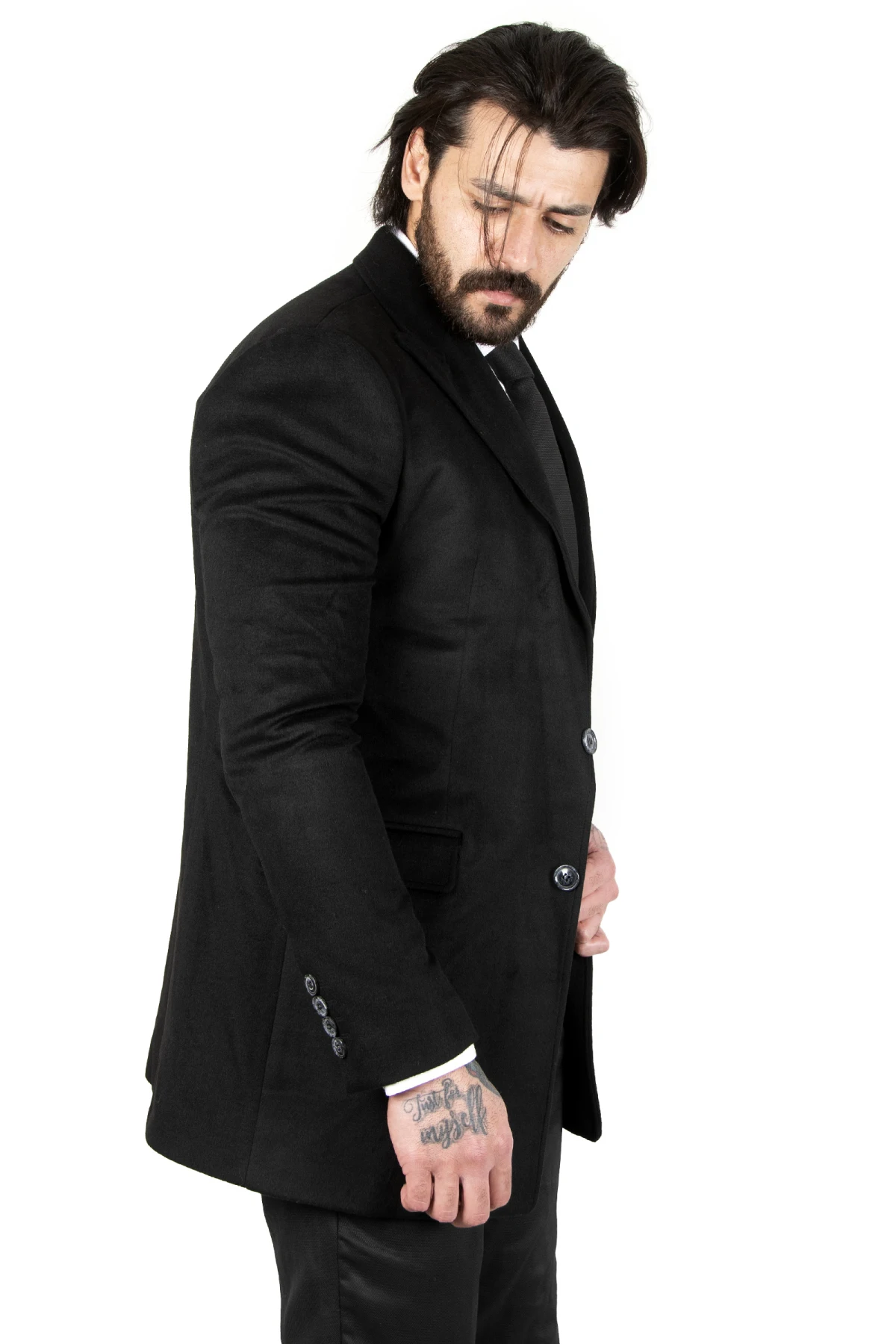 DeepSEA wide collar narrow cut cachet coat 2202000