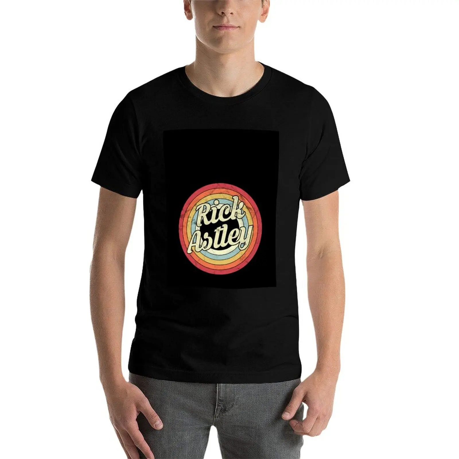 Футболка Rick Astley футболка большого размера с рисунком новое издание одежды для