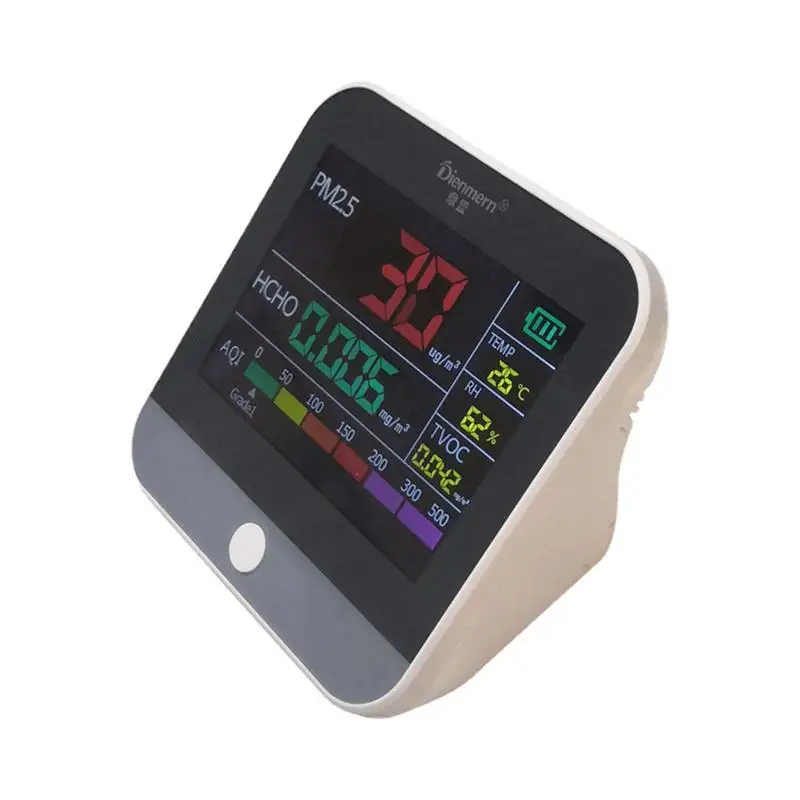 

Indoor Air Quality Meters Home Air Test Device Detect Test Indoor Pollution TVOC Volatile Organic Compound PM2.5 Micron