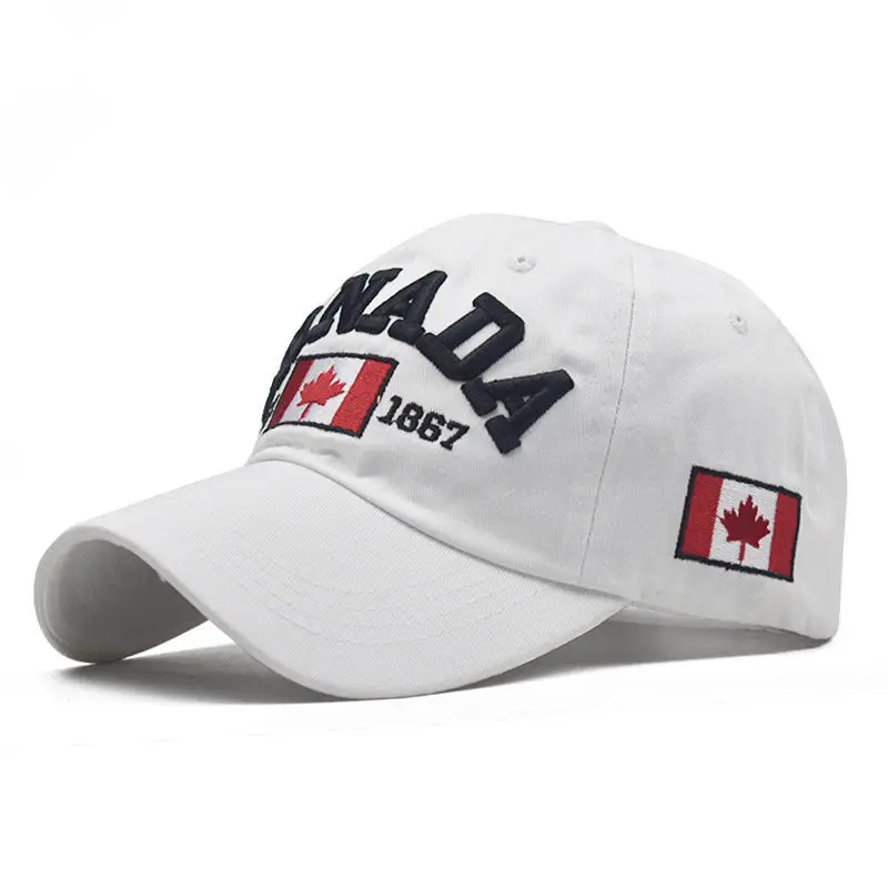 

Popular Letters Canada Baseball Men and Women Canada Baseball Cotton All-Matching Peaked Cap Cap