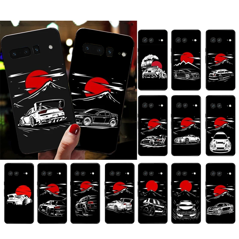 

Japan JDM Sports Cars Phone Case for Google Pixel 7 Pro 7 6A 6 Pro 5A 4A 3A Pixel 4 XL Pixel 5 6 4 3 XL 3A XL 2 XL Funda