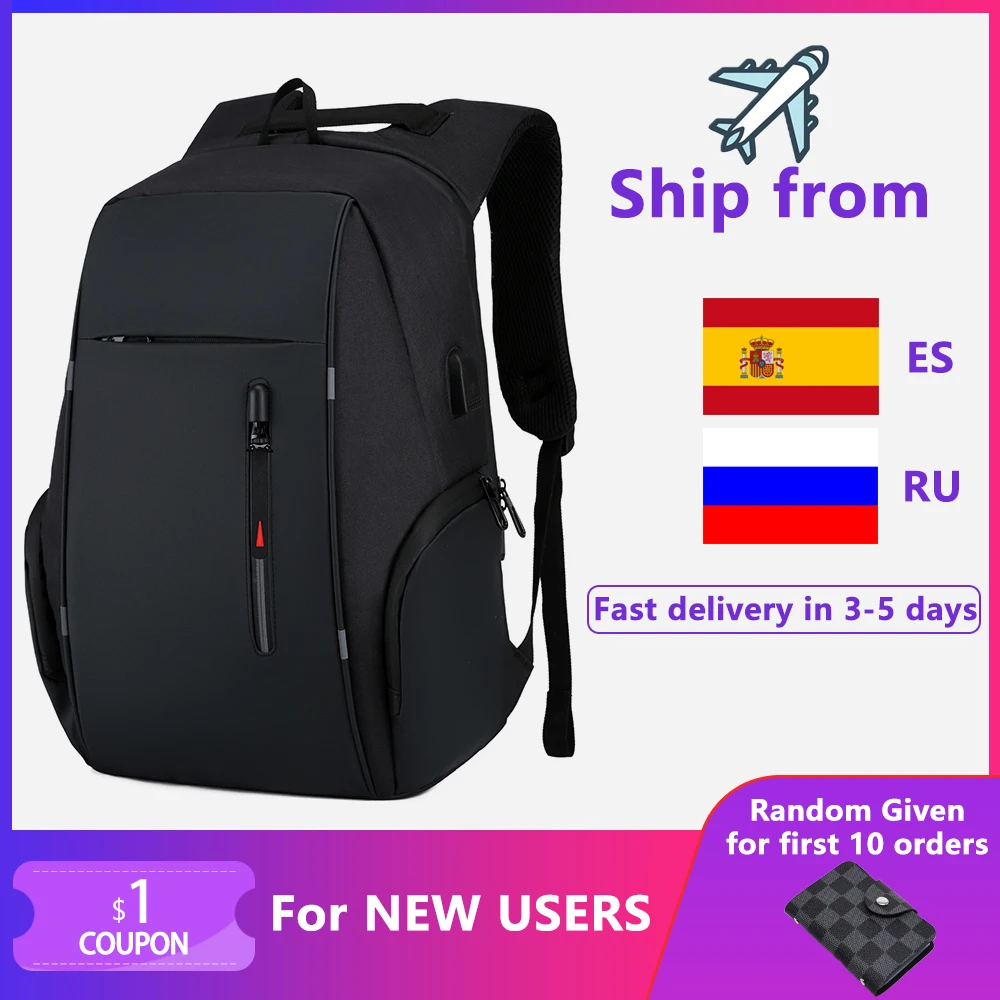 ceavni backpack men usb charging waterproof 15 6 inch laptop casual oxford male business bag mochila computer notebook backpacks free global shipping