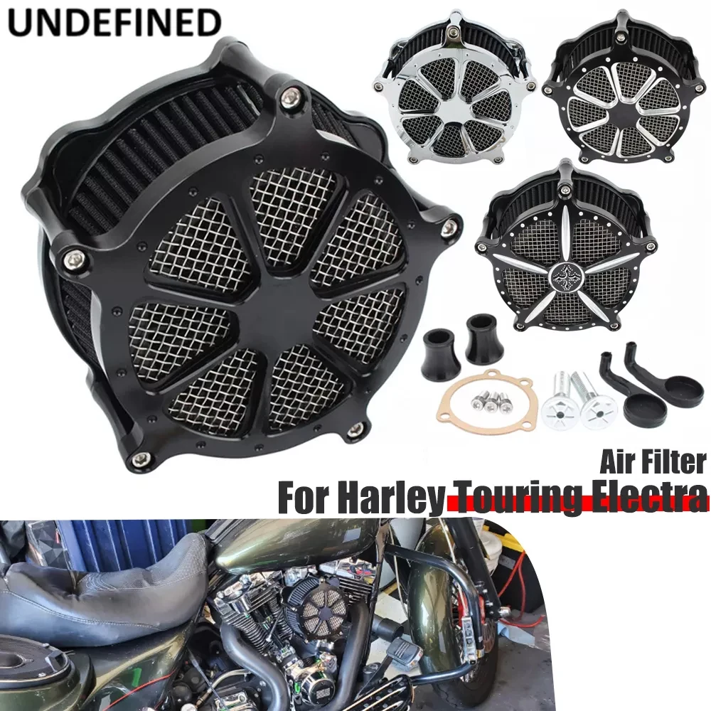 

Motorcycle Air Filter Intake Cleaner System Kit For Harley Sportster XL883 XL1200 Iron 883 Forty-Eight 72 1991-2020 CNC Aluminum