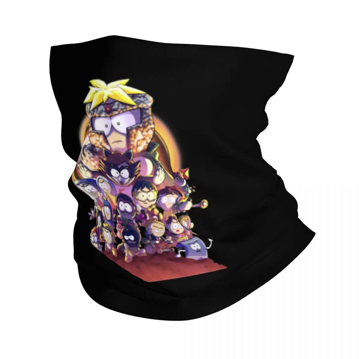 

Southpark War Bandana Neck Gaiter Printed Cartoon Anime Face Scarf Multi-use Headwear Riding for Men Women Adult Winter