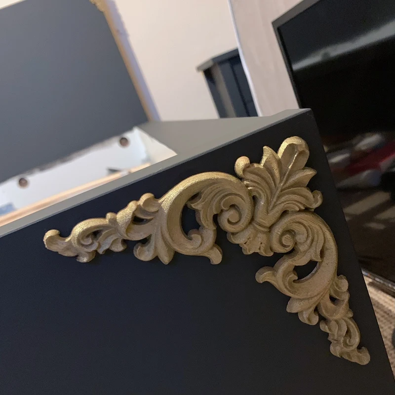 Акция! Деревянные резные молдинги угловая аппликация европейский стиль