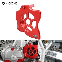 nicecnc motorcycle accessories for honda xr650l xr 650l 1993 2022 2021 2020 front sprocket guard protector cover red aluminum