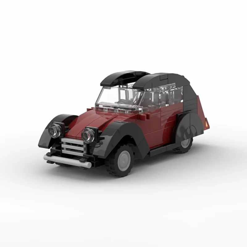 123 шт. Moc Citroen 2CV Charleston Champion строительные блоки городский гоночный автомобиль супер