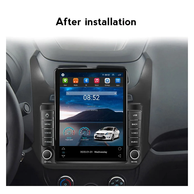 Автомагнитола Tesla с сенсорным экраном Android 11 мультимедийный плеер аудио стерео