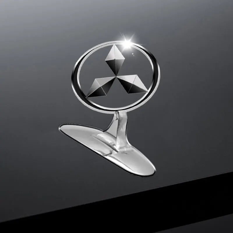 

3D Car Bonnet Three-dimensional Logo Sticker For Mitsubishi Lancer 7 8 I200 Pajero Montero Sport Outlander ASX Mirage Eclipse