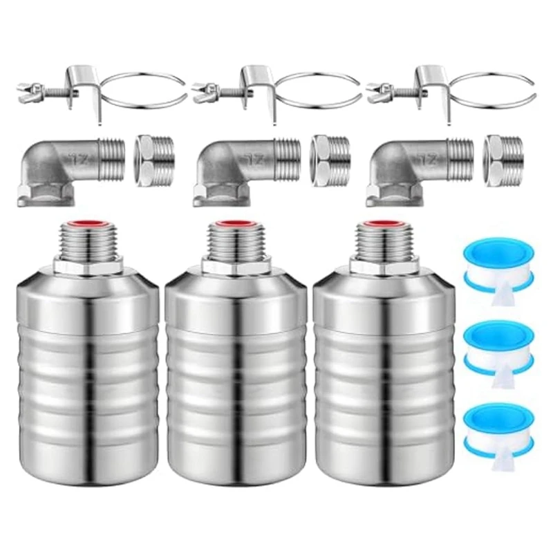 Поплавковый клапан от 1/2 до 3/4 дюйма для воды с автоматическим отключением