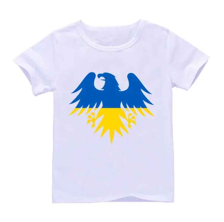 Футболка детская с коротким рукавом и принтом украинского подсолнуха
