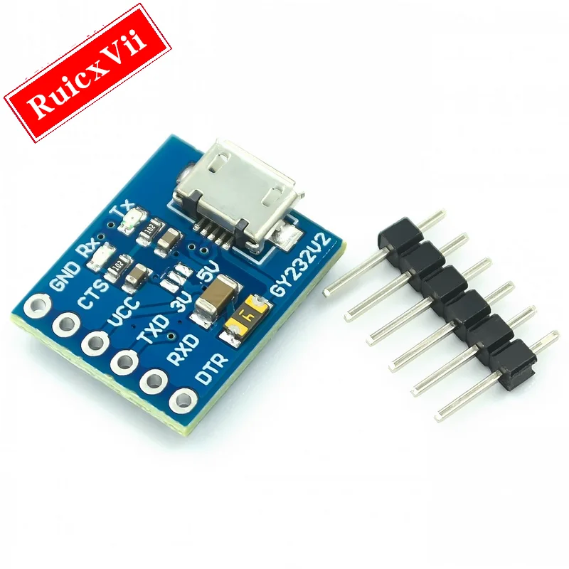 Модуль связи с USB на TTL FT232RL, флэш-плата GY232V2 MICRO FT232RL USB