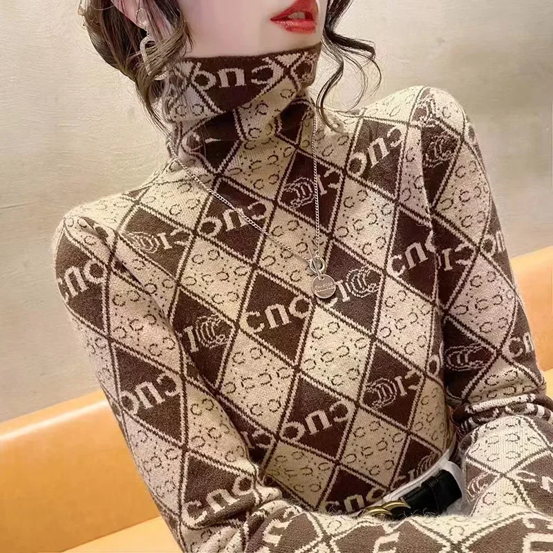 Женская одежда тонкие эластичные винтажные свитера Y2k зимние удобные мягкие