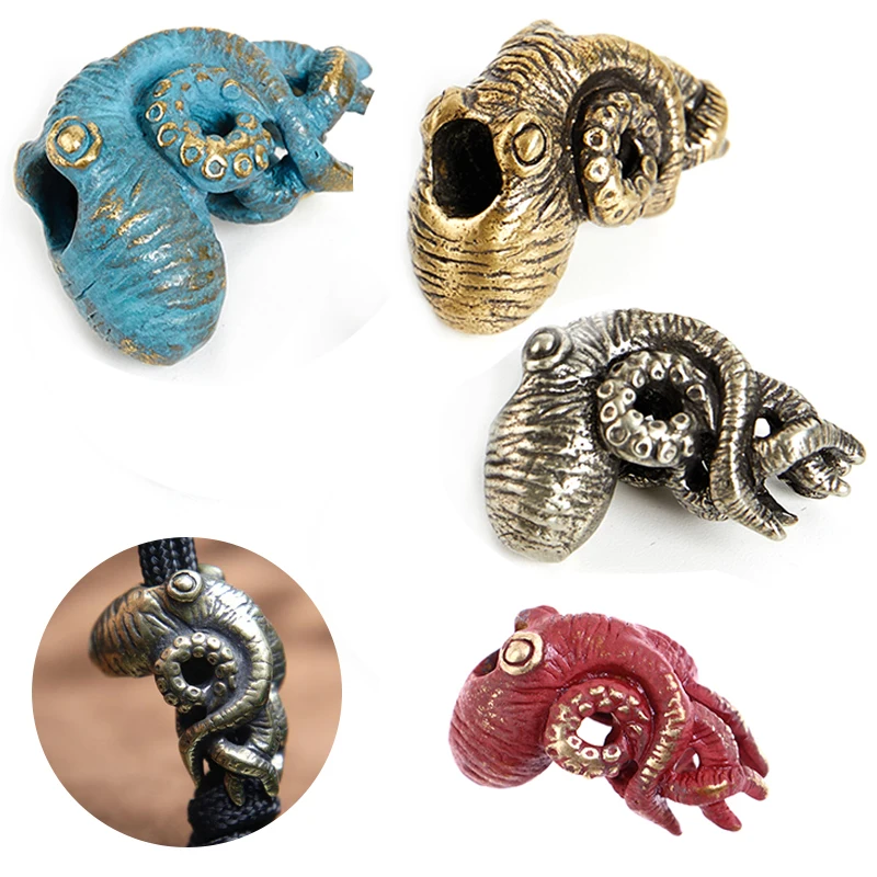 

Ретро латунные искусственные бусины для ножа, открытый зонтик, веревка, подвеска «сделай сам», браслеты из Паракорда, автомобильные аксессу...