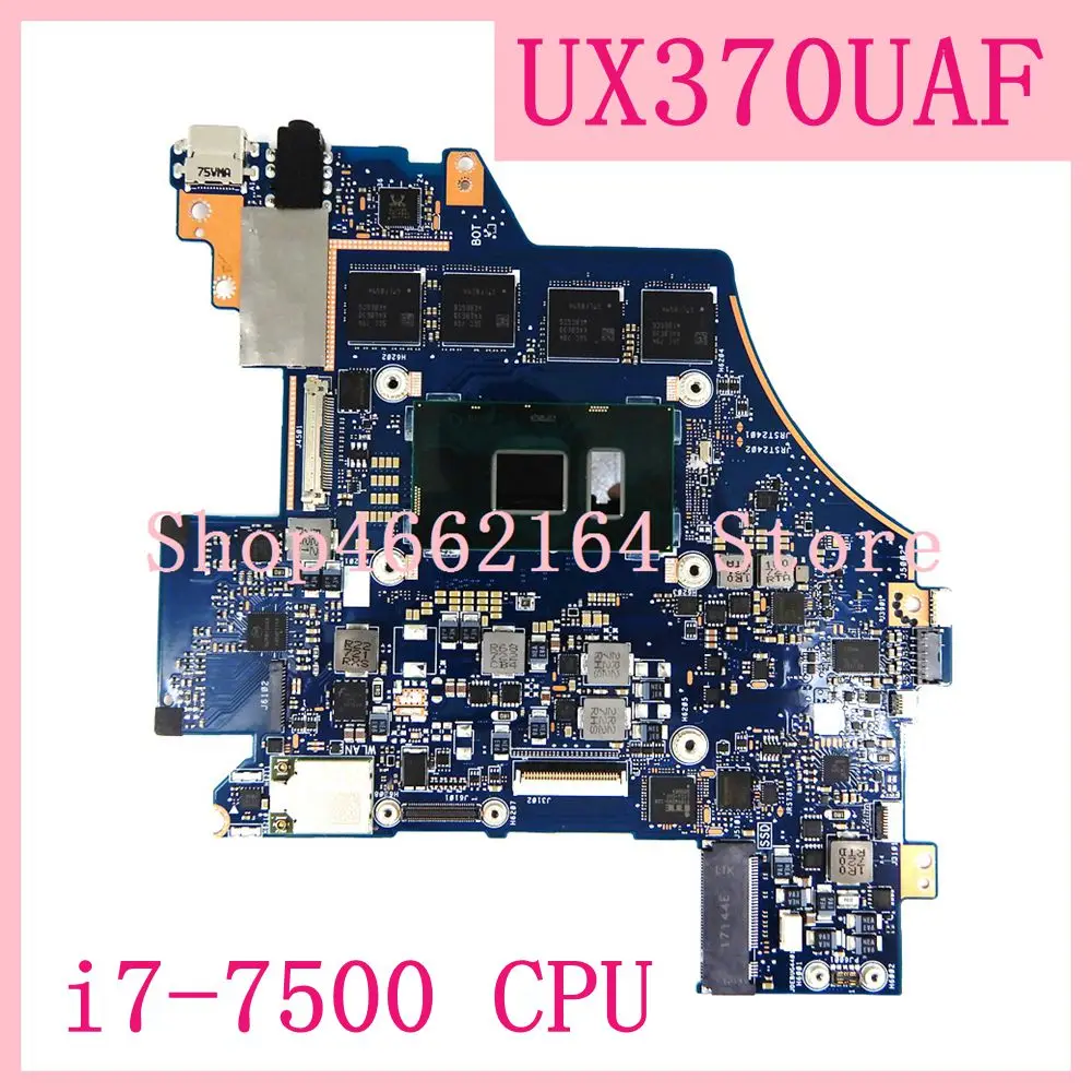 

UX370UAF i7-7500 CPU 8GB RAM Mainboard REV 1.1 For ASUS UX370U UX370UAF UX370UA Motherboard UX370UAF Laptop Motherboard Tested