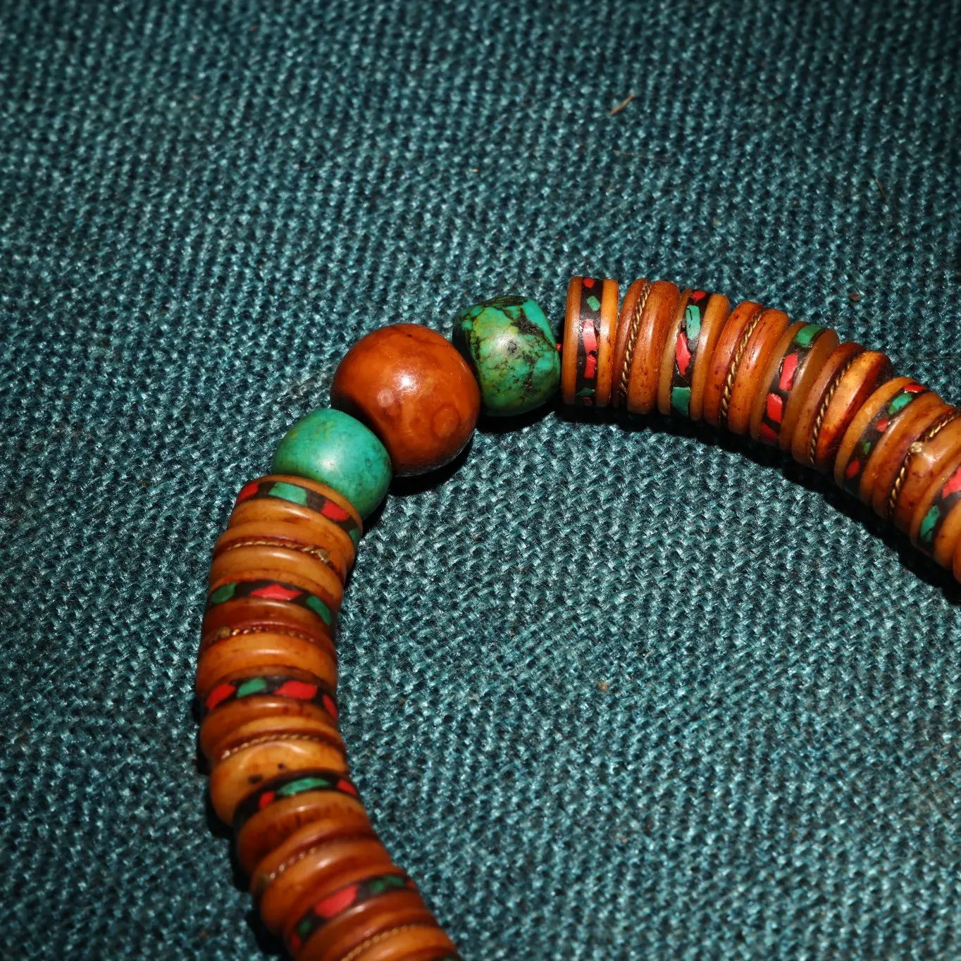 Коллекция тибетских храмов 28 дюймов резьба в старом Кабале 108 буддийские бусины