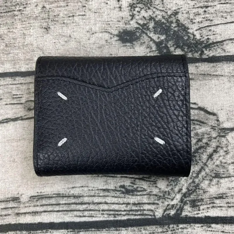 

MM6 Margiela Wallet Premium Minimalist Men's and Women's Luxury Brand Layer Cowhide Multi-card Slot High Quality Business Bag
