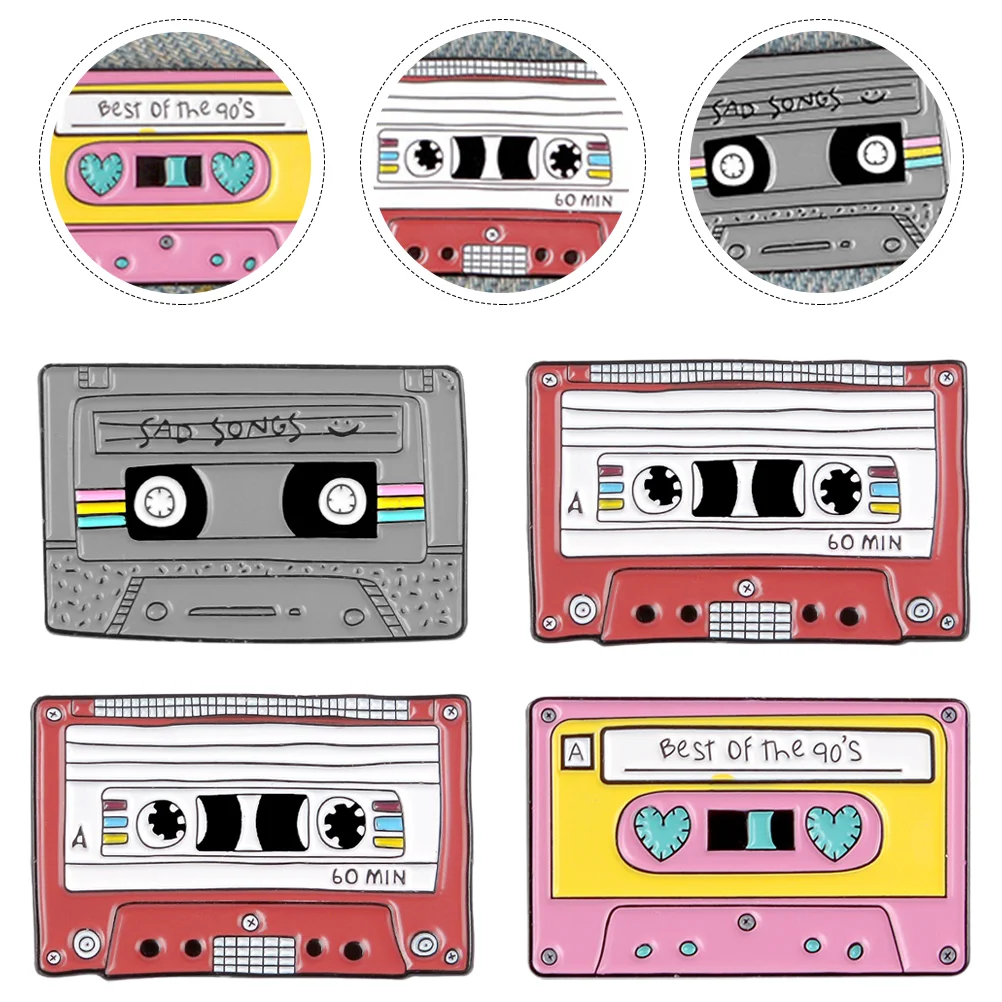 4 шт. винтажные Броши для женщин