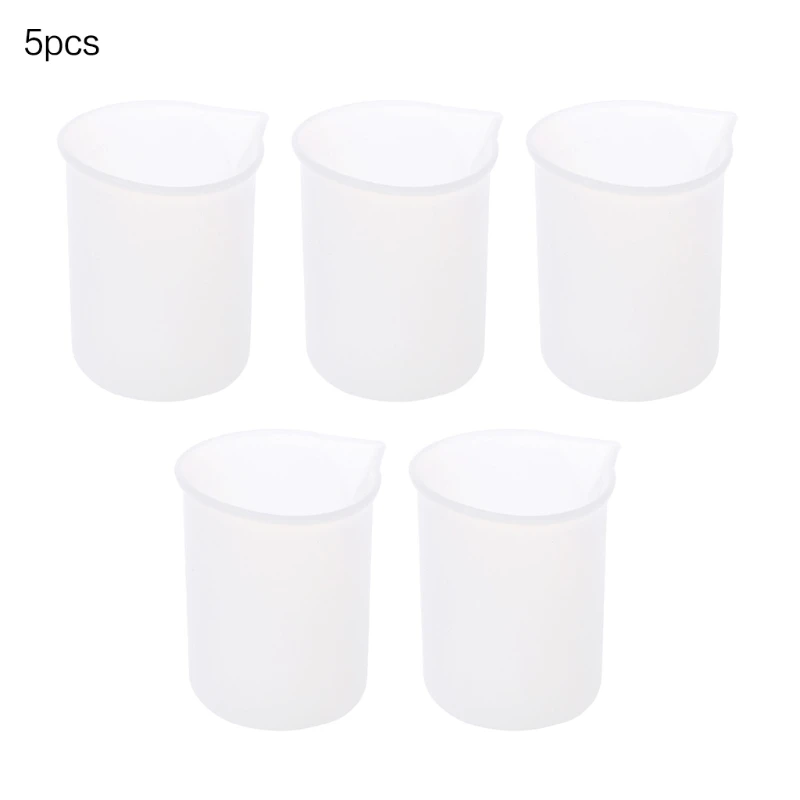 

Silicone Measuring Cups for Resin Non-Stick Mixing Cups Glue Tools Precise Scale