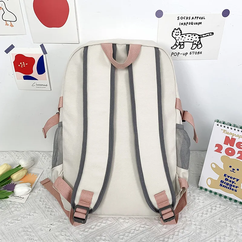 Fashion backpack female junior high school students high school students Japanese simple schoolbag leisure Computer Backpack