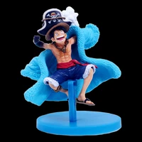 19cm anime 20th anniversary edition brook zoro luffy action figure luffy model toy collection figure boy gift anime ornament