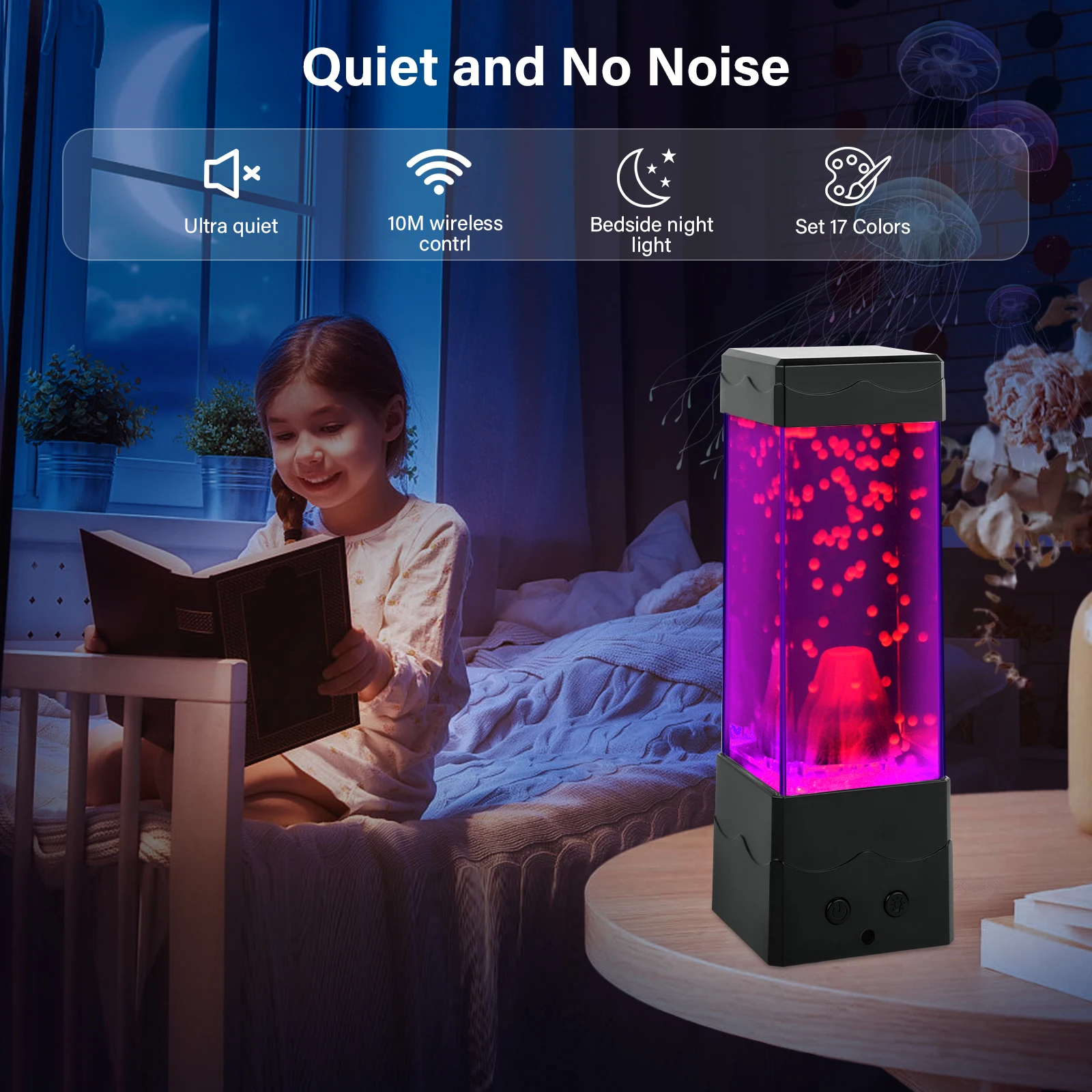 Лампа Lava с питанием от USB для детской комнаты офиса настольного компьютера