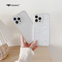 glitter stars phone case for iphone 13 12 11 pro max xr xs max 7 8 plus soft luxury clear silicone magic camera protective cover